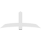 Ekena Millwork Bellingham Architectural Grade PVC Gable Bracket, 72"W x 30"H x 2"D x 6"F, 10/12 Pitch GBP072X30X0206BEL00 - alternate 4
